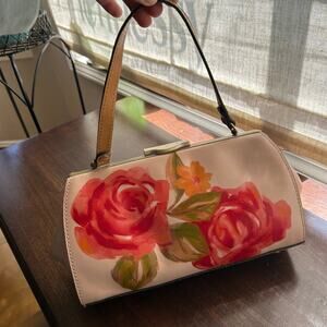 Patricia Nash Floral Crossbody Bag - Red and Green